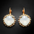 Auskari "Apžilbinošs Mirdzums III (White Opal)" ar Swarovski™ kristāliem